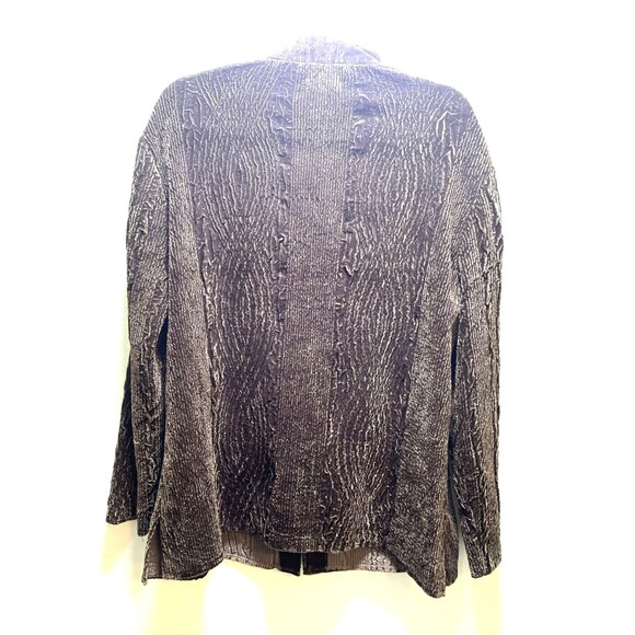 Tally Ho Green Velvet Jacket 2XL Textured Fairy Grunge Witchy Whimsigoth Boho - Picture 2 of 9